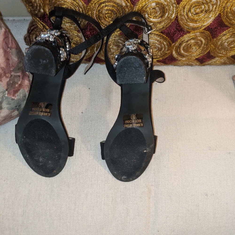 Suede Chloe and Chase open toe sandal